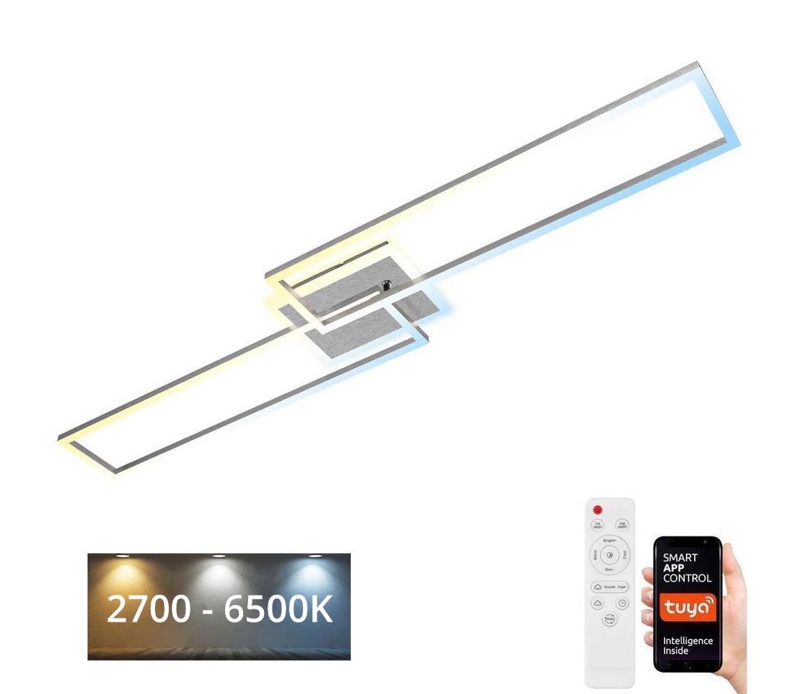 Brilo Brilo - LED Stmievateľný prisadený luster FRAME 2xLED/20W/230V Wi-Fi Tuya + DO 