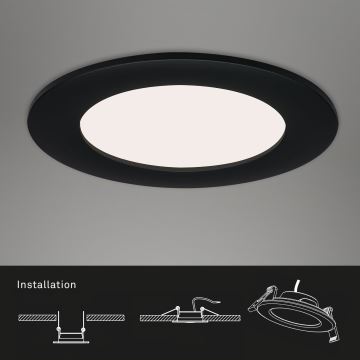 Brilo - SADA 3x LED Kúpeľňové podhľadové svietidlo FLAT LED/7W/230V IP44