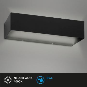 Briloner 2204-015 - LED Vonkajšie nástenné svietidlo LED/8W/230V IP44 čierna