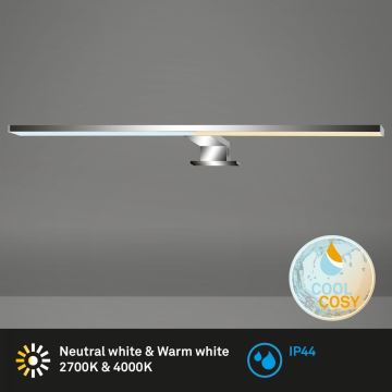 Briloner 2299-018 - LED Stmievateľné kúpeľňové osvetlenie zrkadla COOL&COSY LED/8W/230V 2700/4000K IP44