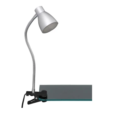 Briloner 2615-014P - LED Lampa s klipom GRIP LED/2,5W/230V strieborná