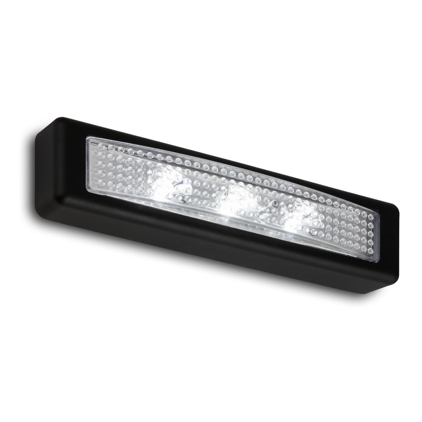 Briloner 2689-035 - LED Dotykové orientačné svietidlo LERO LED/0,18W/3xAAA čierna