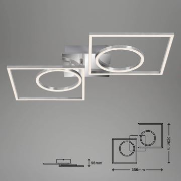 Briloner 3135-018 - LED Stmievateľné stropné svietidlo FRAME LED/43,8W/230V 3000K