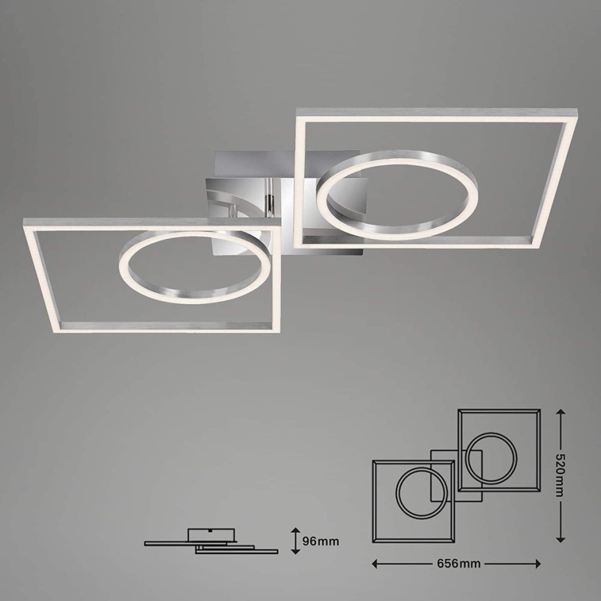 Briloner 3135-018 - LED Stmievateľné stropné svietidlo FRAME LED/43,8W/230V 3000K