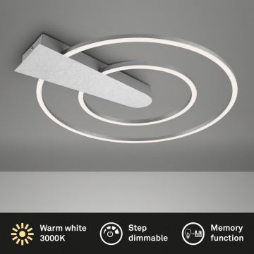 Briloner 3543-018 - LED Stmievateľné stropné svietidlo NICO LED/25W/230V chróm