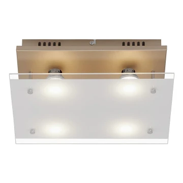 Briloner 3586-047 - LED Stropné svietidlo SMART GOLD 4xGU10/4W/230V