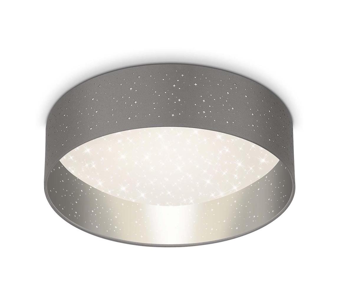 Briloner Briloner 3882-014 - LED Stropné svietidlo MAILA STARRY LED/18W/230V šedá/strieborná 