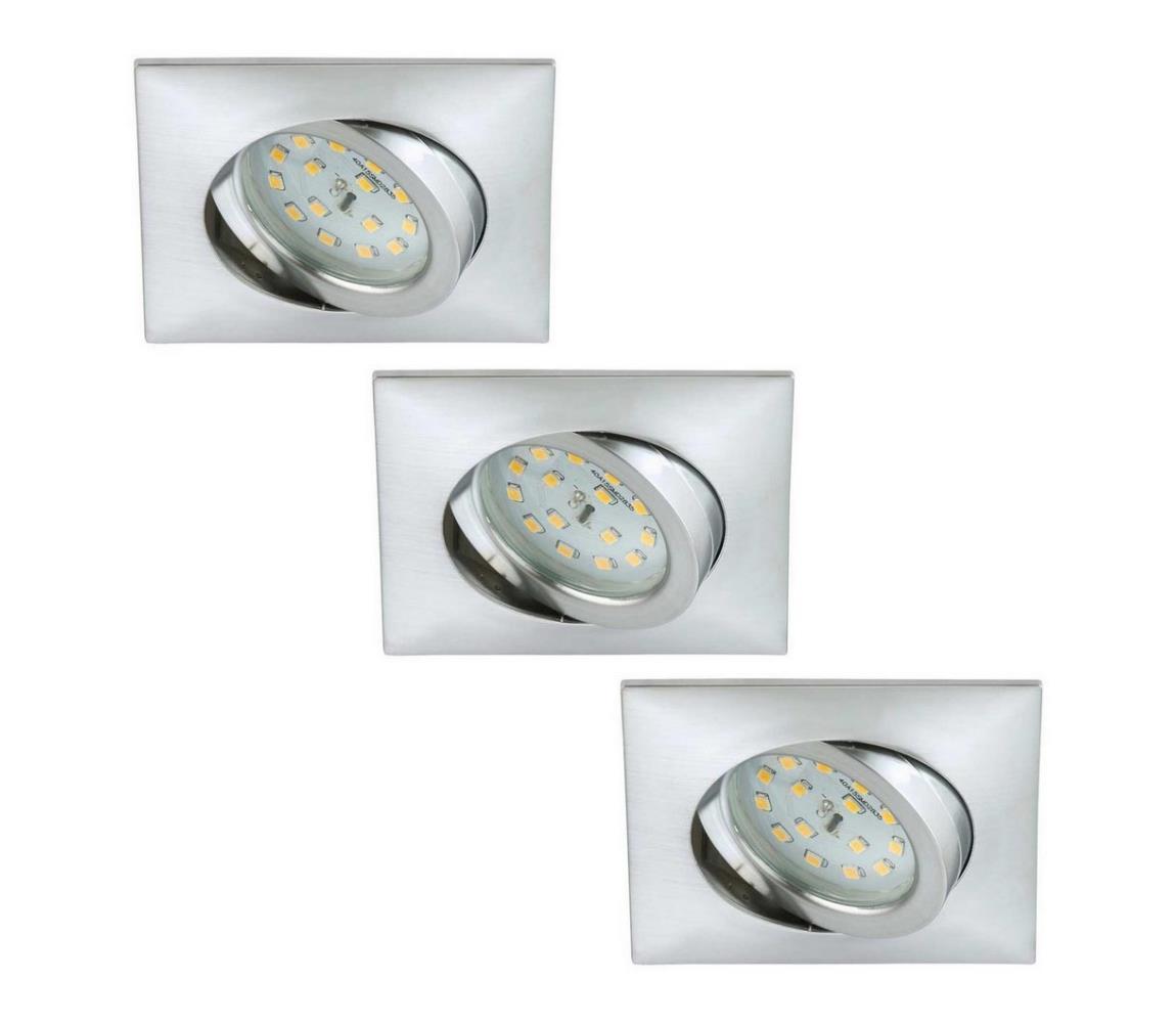 Briloner Briloner 6997-039 - SADA 3x LED Kúpeľňové podhľadové svietidlo LED/5W/230V IP23 