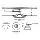 Briloner 7277-039 - SADA 3x LED Stmievateľné kúpeľňové podhľadové svietidlo 1xGU10/5W/230V IP23