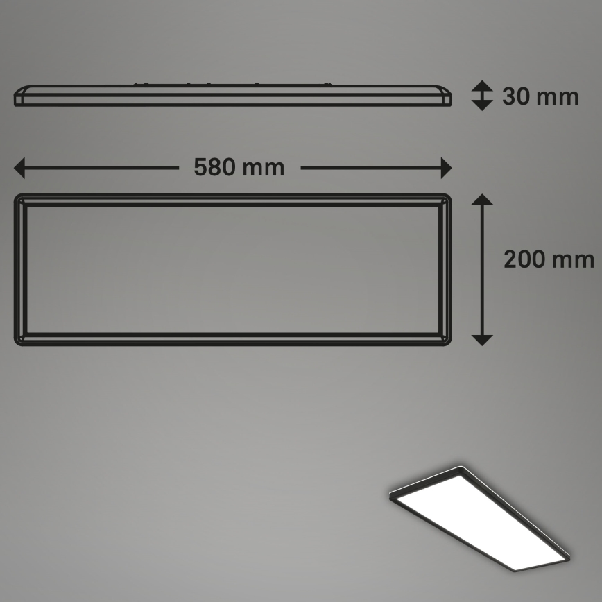 Briloner 7402-415 - LED Stropné svietidlo SLIM LED/22W/230V