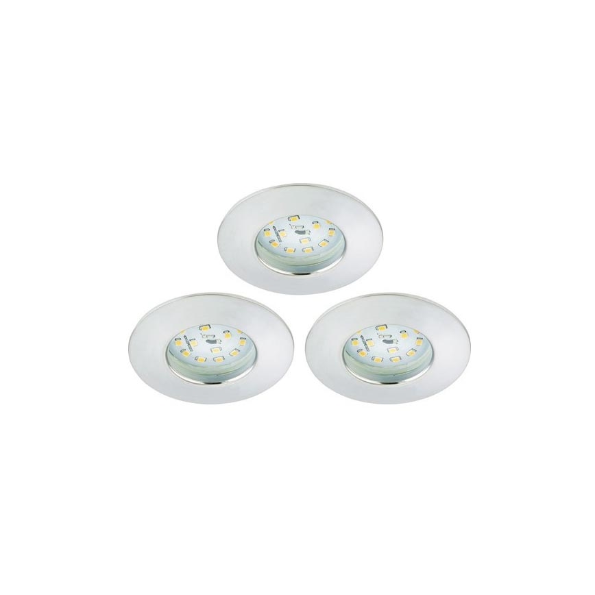 Briloner 8316-039-SADA 3x LED Stmievateľné kúpeľňové podhľadové svietidlo LED/5,5W/230V IP44