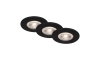 Briloner - SADA 3x LED Kúpeľňové podhľadové svietidlo LED/4,9W/230V IP44 čierna
