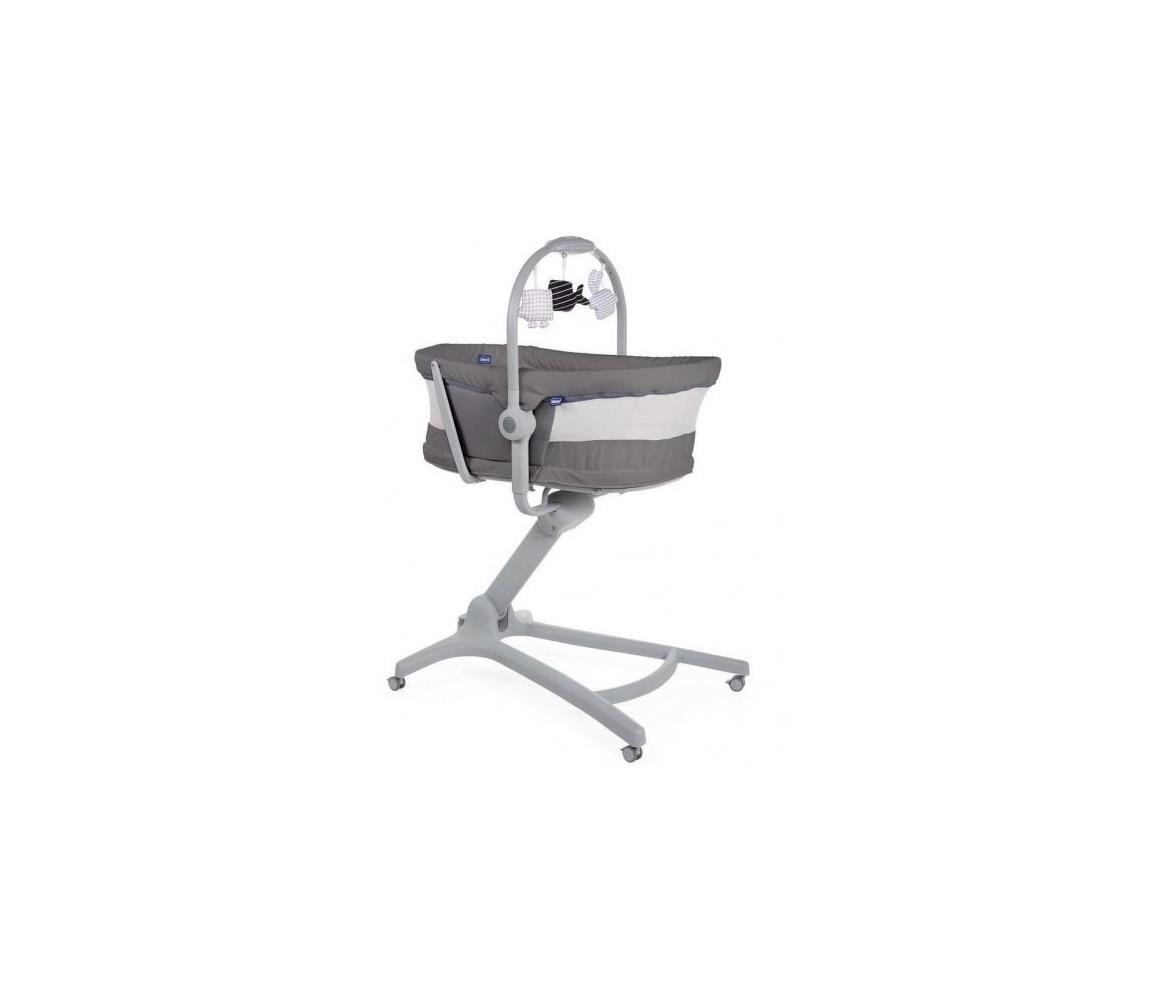 Obrázok CHICCO Postieľka/lehátko/stolička Chicco Baby Hug Air 4v1 - Dark Grey