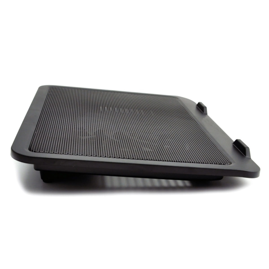 Chladiaca podložka pre notebook 1x ventilátor 1xUSB čierna