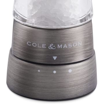 Cole&Mason - Sada mlynčekov na soľ a korenie DERWENT 2 ks 19 cm matný chróm