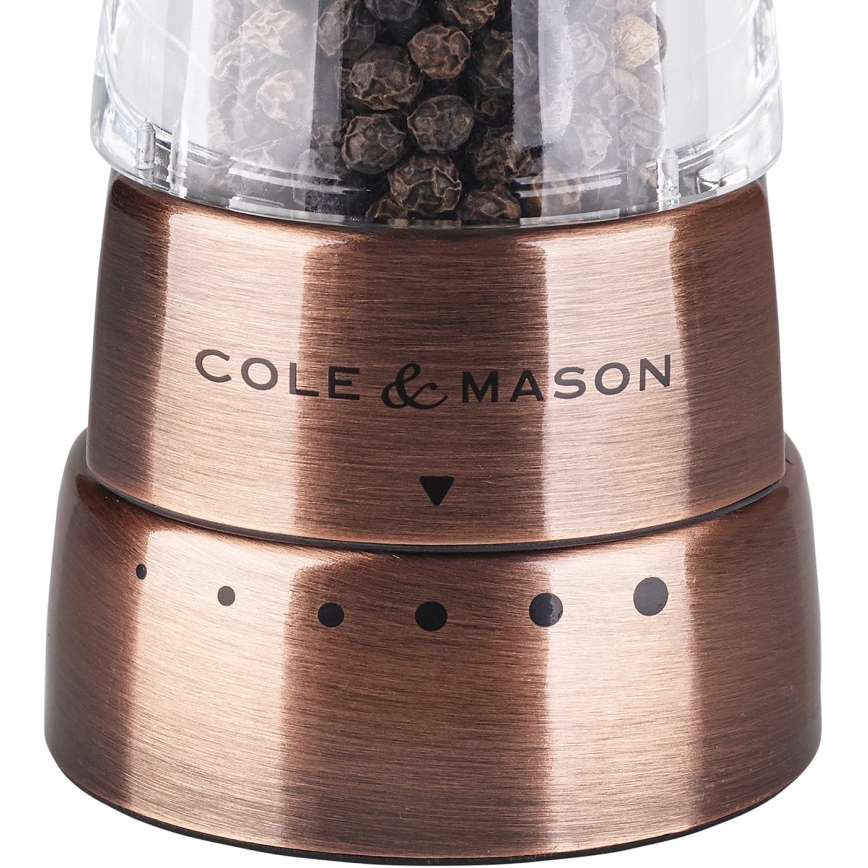 Cole&Mason - Sada mlynčekov na soľ a korenie DERWENT 2 ks 19 cm meď