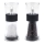 Cole&Mason - Sada mlynčekov na soľ a korenie FLIP 2 ks 15,4 cm čierna