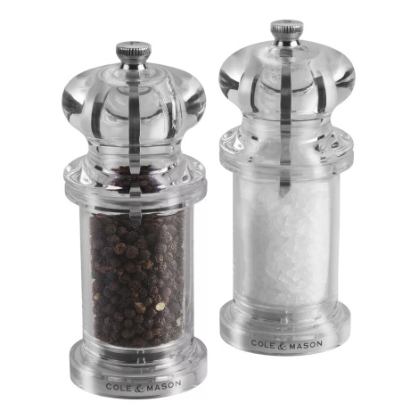 Cole&Mason - Sada mlynčekov na soľ a korenie PRECISION MILLS 2 ks 14 cm