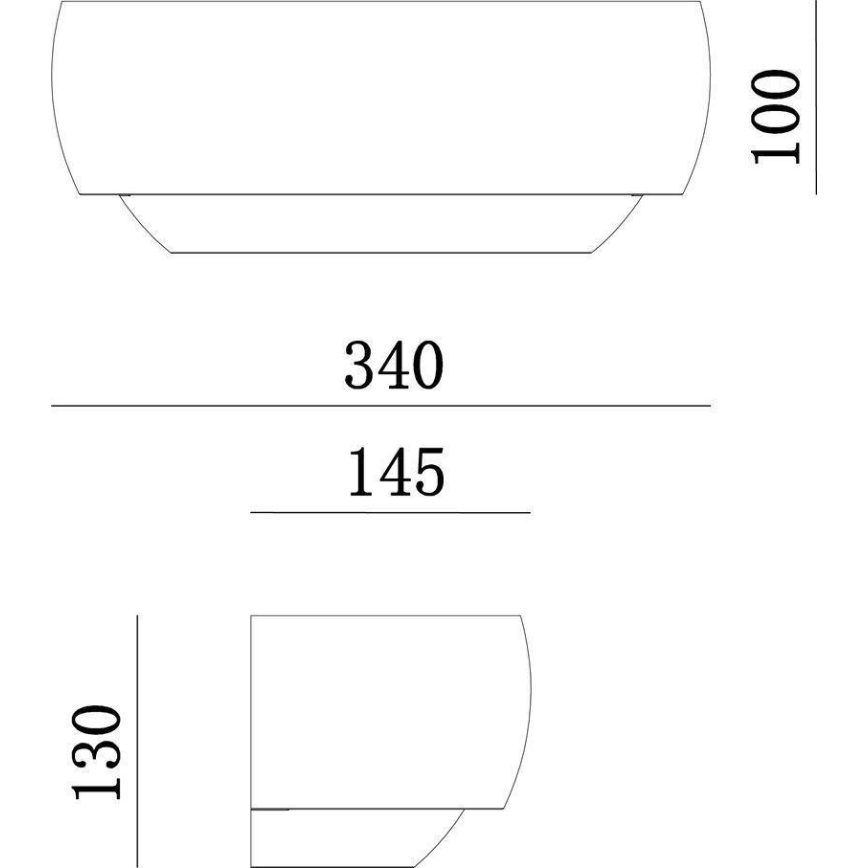 Deko-Light 341206 - Nástenné svietidlo TWYNNDA 1xE14/40W/230V biela