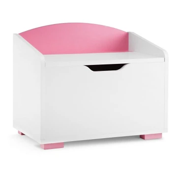 Detský úložný kontajner PABIS 50x60 cm biela/ružová