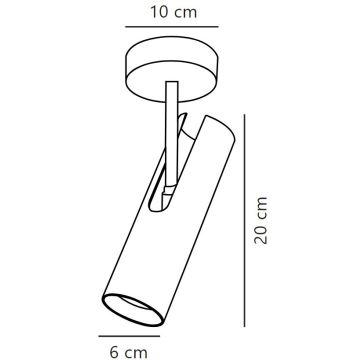 DFTP by Nordlux - Bodové svietidlo MIB 1xGU10/8W/230V biela