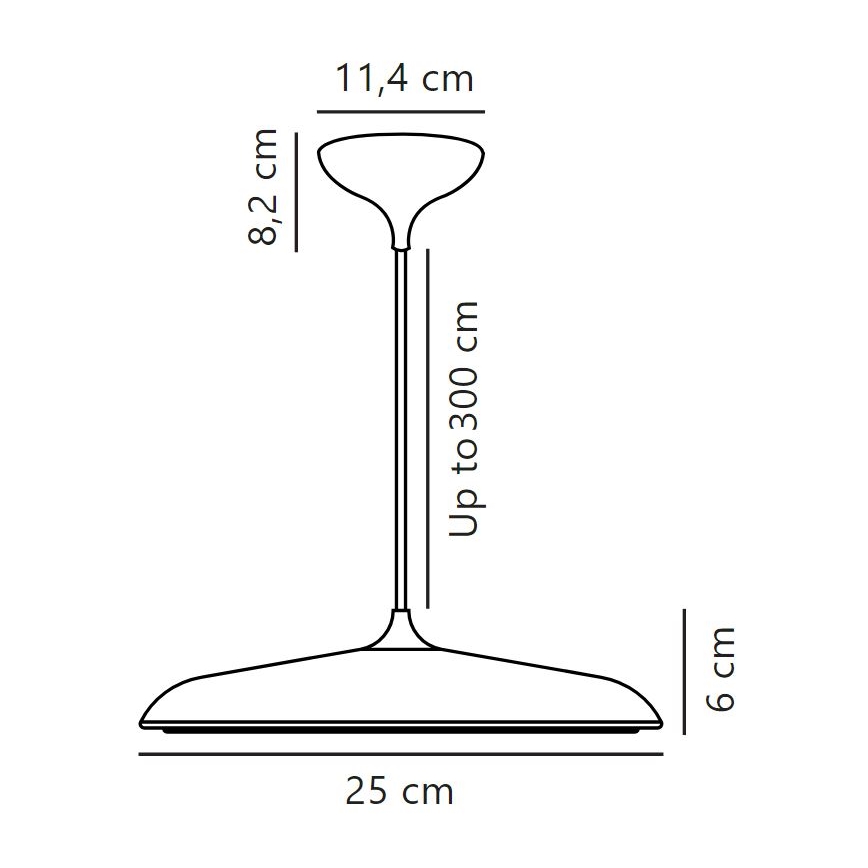 DFTP by Nordlux - LED Stmievateľný luster na lanku ARTIST LED/14W/230V pr. 25 cm béžová