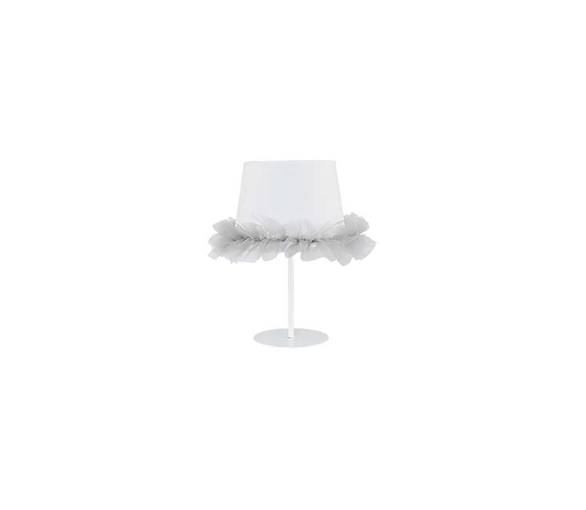   - Detská stolná lampa BALLET 1xE14/40W/230V biela/šedá 