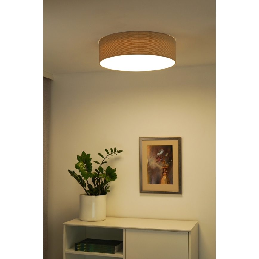 Duolla - LED Stropné svietidlo CORTINA LED/26W/230V pr. 30 cm 4000K béžová