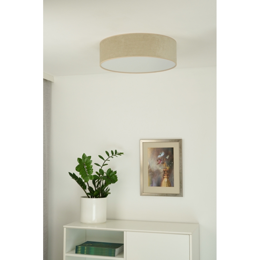 Duolla - LED Stropné svietidlo CORTINA LED/26W/230V pr. 30 cm 4000K béžová