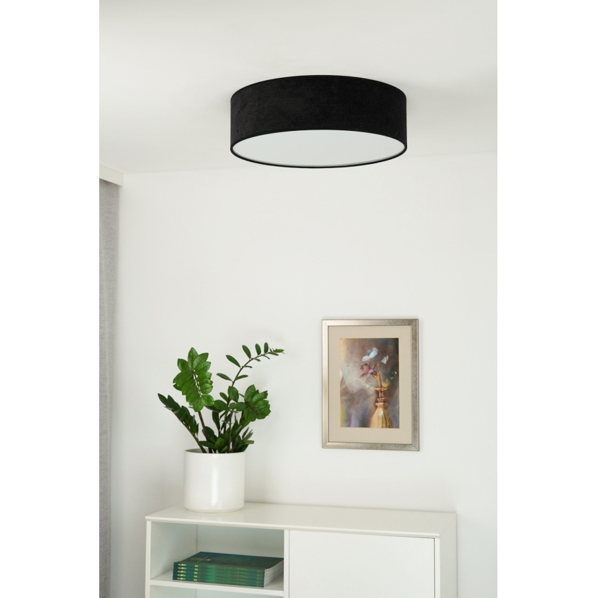 Duolla - LED Stropné svietidlo CORTINA LED/26W/230V pr. 30 cm 4000K čierna