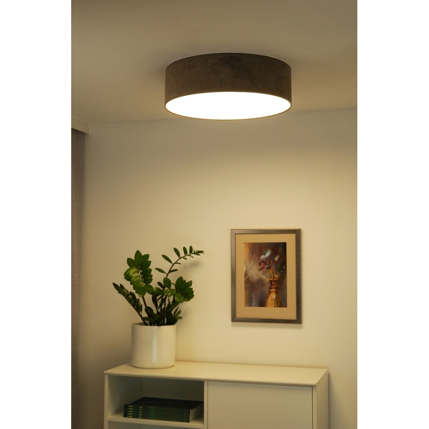 Duolla - LED Stropné svietidlo CORTINA LED/26W/230V pr. 30 cm 4000K hnedá