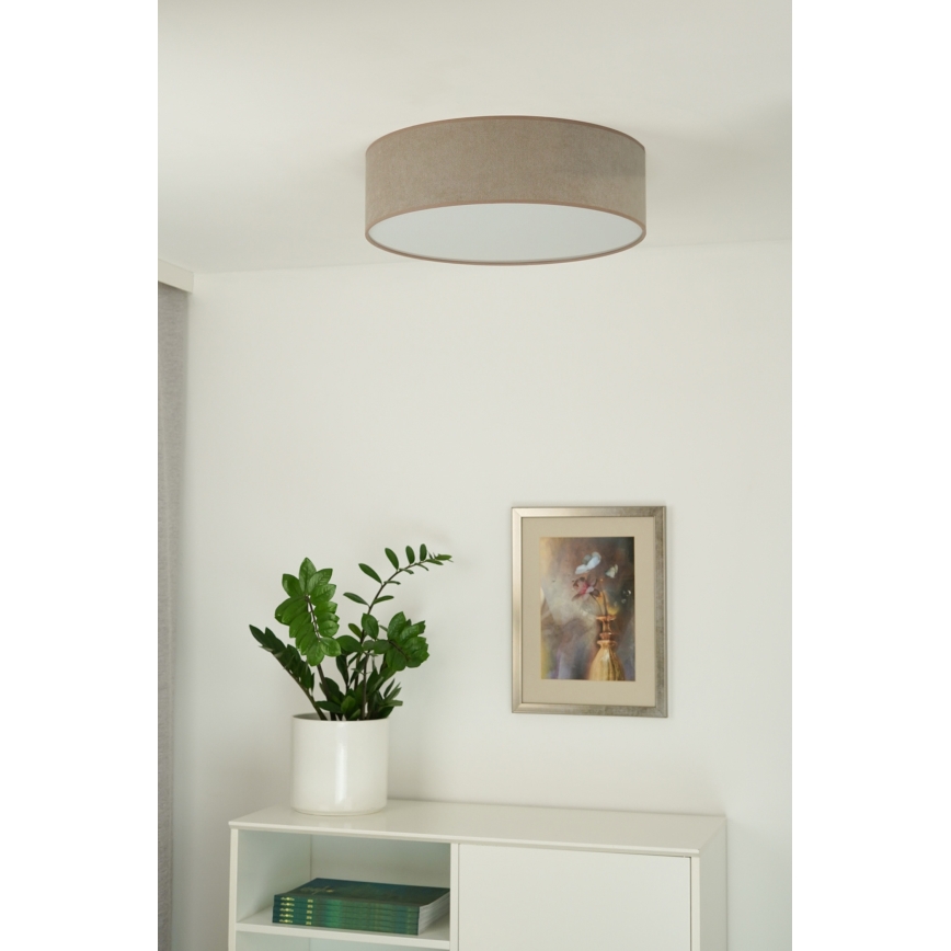 Duolla - LED Stropné svietidlo CORTINA LED/26W/230V pr. 30 cm hnedá