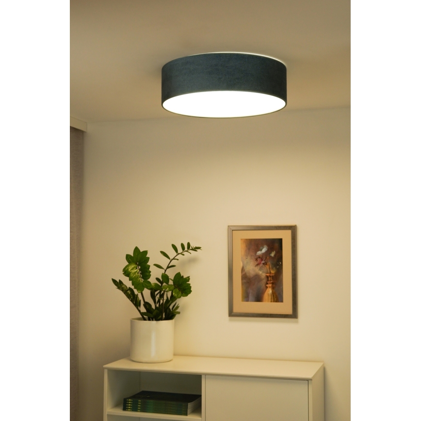 Duolla - LED Stropné svietidlo CORTINA LED/26W/230V pr. 30 cm tyrkysová