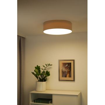Duolla - LED Stropné svietidlo CORTINA LED/26W/230V pr. 45 cm béžová