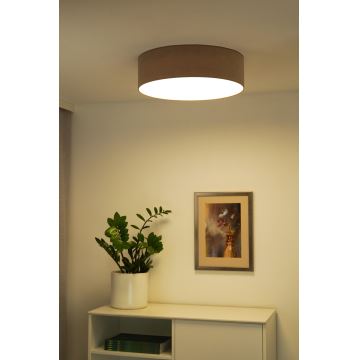 Duolla - LED Stropné svietidlo CORTINA LED/26W/230V pr. 45 cm hnedá