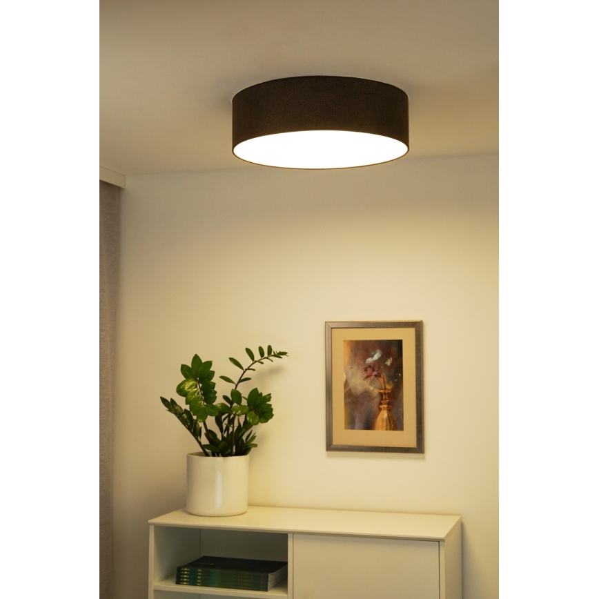 Duolla - LED Stropné svietidlo CORTINA LED/26W/230V pr. 45 cm hnedá