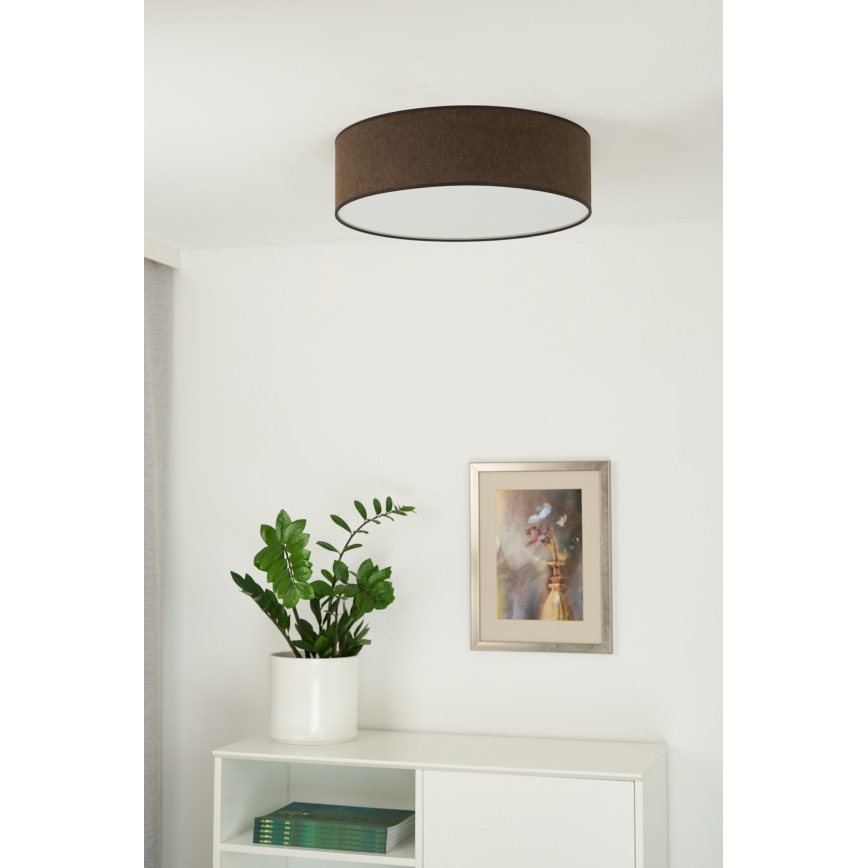 Duolla - LED Stropné svietidlo CORTINA LED/26W/230V pr. 45 cm hnedá