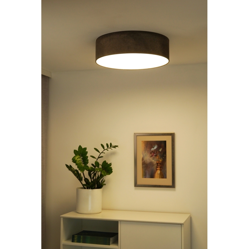 Duolla - LED Stropné svietidlo CORTINA LED/26W/230V pr. 45 cm hnedá