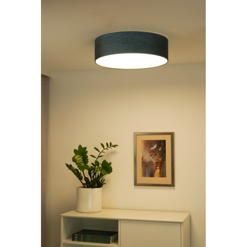 Duolla - LED Stropné svietidlo CORTINA LED/26W/230V pr. 45 cm tyrkysová