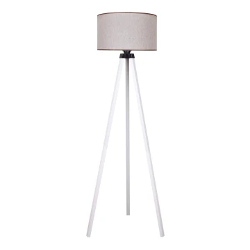 Duolla - Stojacia lampa 1xE27/60W/230V béžová/biela