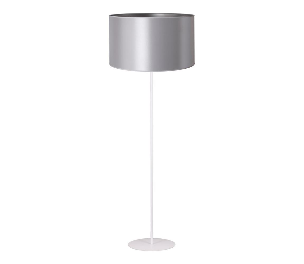   - Stojacia lampa CANNES 1xE27/15W/230V 45 cm strieborná/biela 