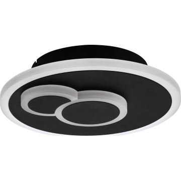 Eglo - LED Stropné svietidlo LED/7,8W/230V pr. 20 cm čierna