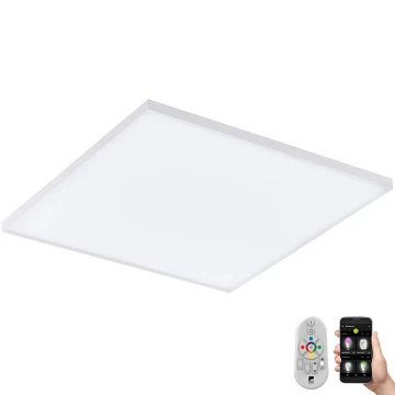 Eglo 32346- LED RGBW Stmievateľné stropné svietidlo TURCONA LED/21W/230V + diaľkové ovládanie