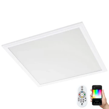 Eglo 32547 - LED RGBW Stmievateľný podhľadový panel SALOBRENA-C LED/34W/230V biela 60x60 cm + diaľkové ovládanie