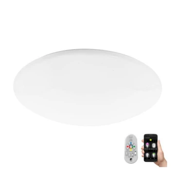 Eglo 33221 - LED RGBW Stmievateľné stropné svietidlo TOTARI LED/34W/230V + diaľkové ovládanie