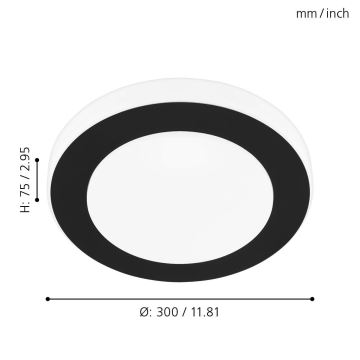 Eglo - LED Kúpeľňové stropné svietidlo LED/11W/230V IP44