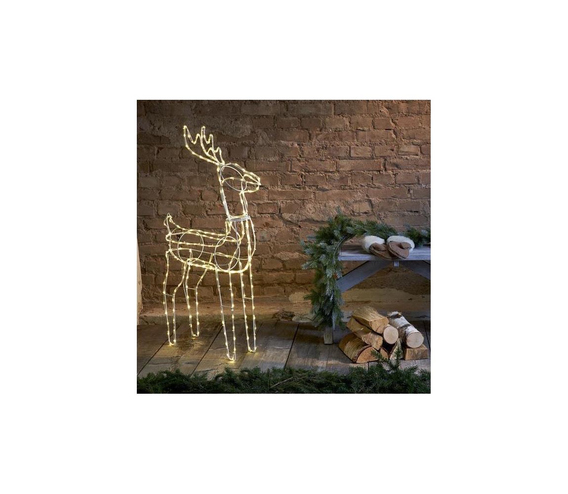 Eglo Eglo 411448 - LED Vonkajšia vianočná dekorácia TUBY DEER 220xLED/0,06W/6/230V IP44 