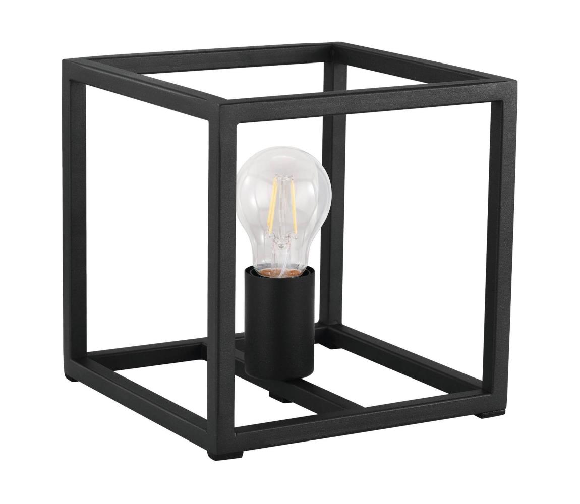 Eglo Eglo 43034 - Stolná lampa ELDRICK 1xE27/40W/230V čierna 