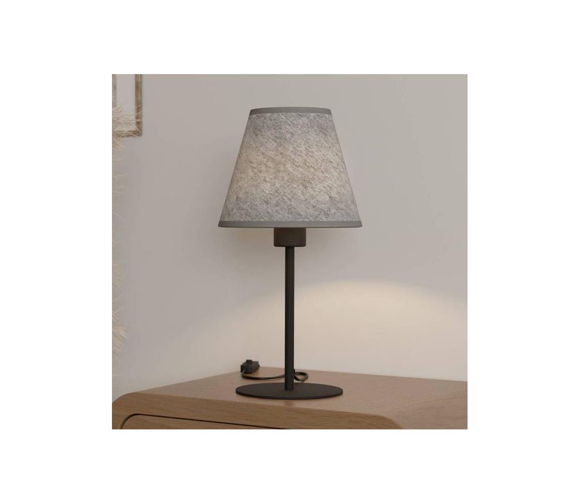 Eglo Eglo 43986 - Stolná lampa ALSAGER 1xE27/40W/230V šedá 