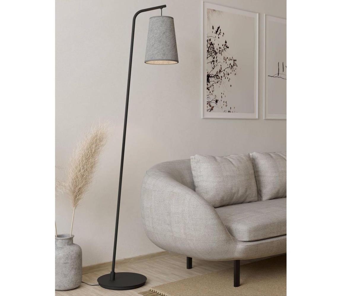 Eglo Eglo 43987 - Stojacia lampa ALSAGER 1xE27/40W/230V šedá 